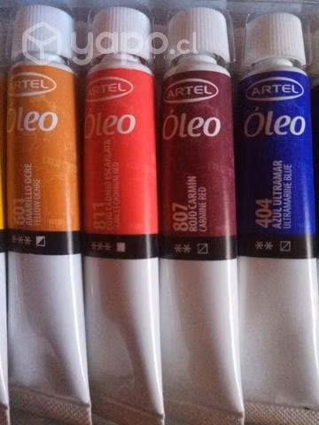 Pintura óleo marca artel , usado 1 vez