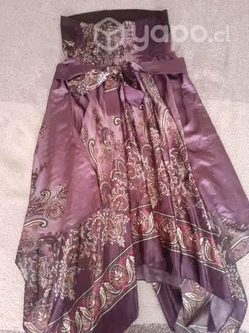 Vestido fiesta gasa T.M