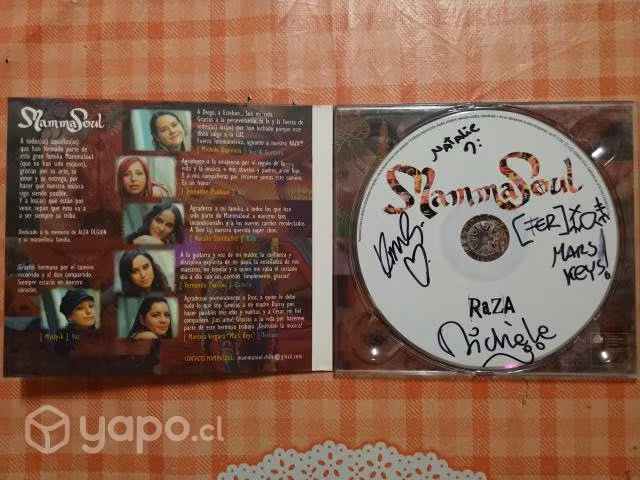 Mc98: cd autografiado mamma soul