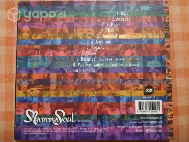 Mc98: cd autografiado mamma soul