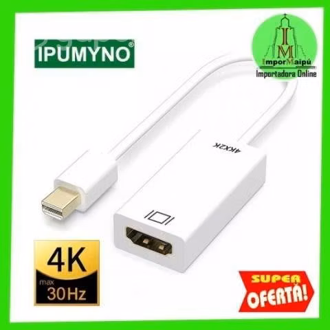 Adaptador Mini DisplayPort a HDMI 4K Ultra HD Macb