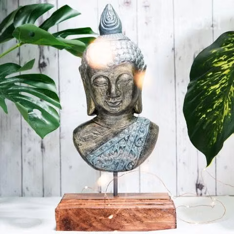 Pedestal buda busto b-002 - Imagen 3