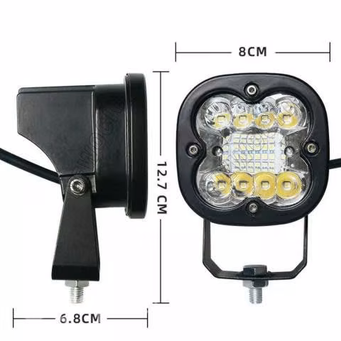 Neblineros Focos Cree Led 12/24v + Ramal 2 Mts +2