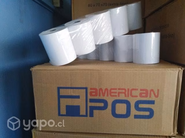 Caja 50 Rollos Blancos 75x41 Mm (envío Gratis)