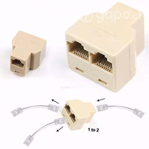 Splitter rj45, duplicador para conexión de red