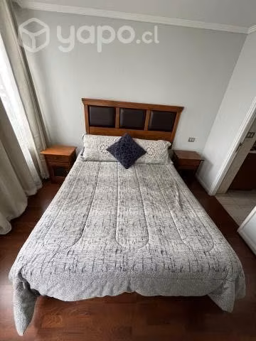 Cama CIC de 2 plazas + respaldo y veladores