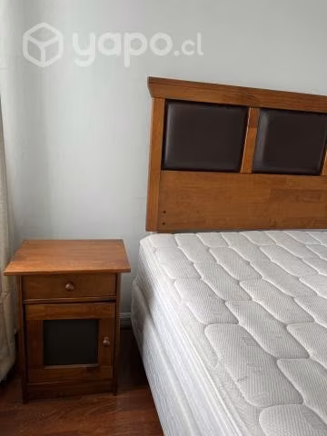 Cama CIC de 2 plazas + respaldo y veladores - Imagen 4
