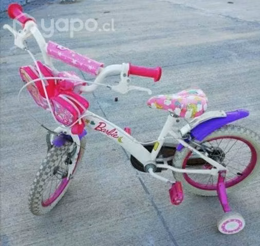 Bicicleta Barbie nina