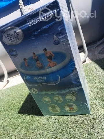 Piscina bestway y toldo