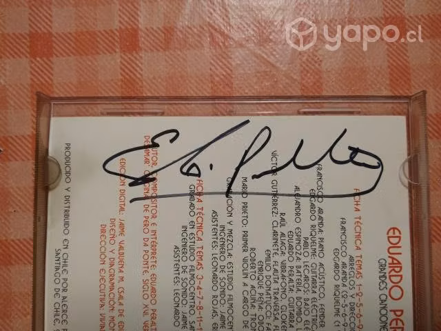 Mc99: cd autografiado eduardo peralta