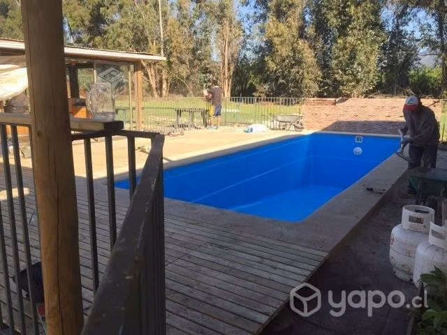 Piscina 7x3,4 con accesorios
