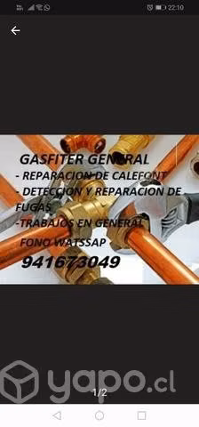 Gasfiter certificado SEC