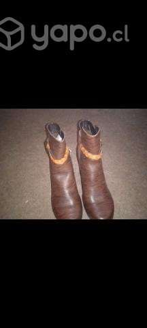 Botines con tacón mujer, talla 37 - Imagen 4