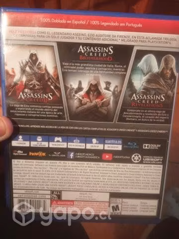 Juego Assassin's Creed Ezio Collection PS4