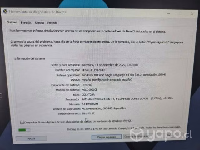 All in one Lenovo ideacentre A10 510