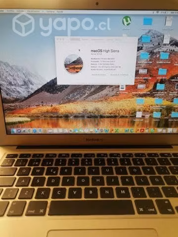 Macbook air 13 intel core I5