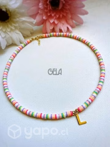 Collar corto con inicial - Imagen 3