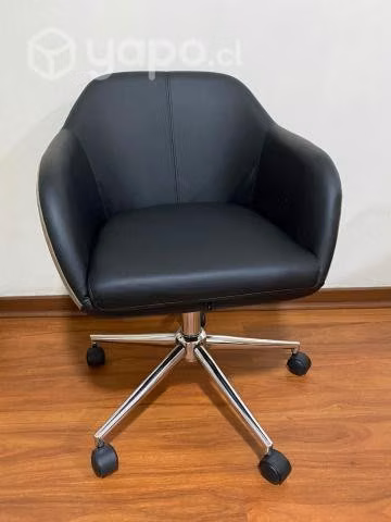 Sillón PC Diseño Conni 91x57x60 cm Negro/Café