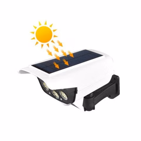 Foco LED Solar con Forma de Cámara
