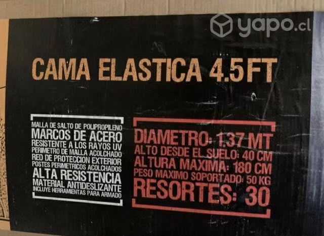 Cama elástica (peso Max. 50 kg)