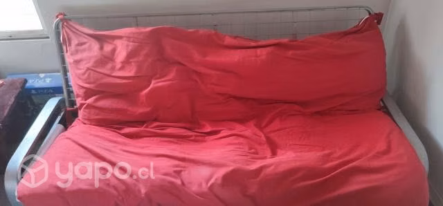 Futon de hierro plegable