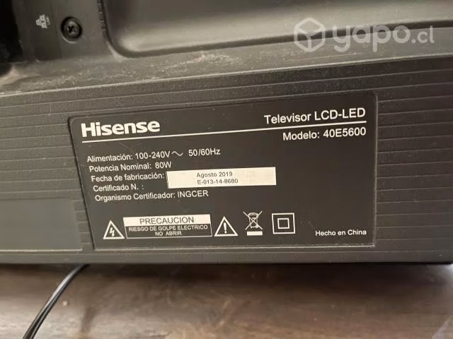 Led 40 Smart Tv Hisense