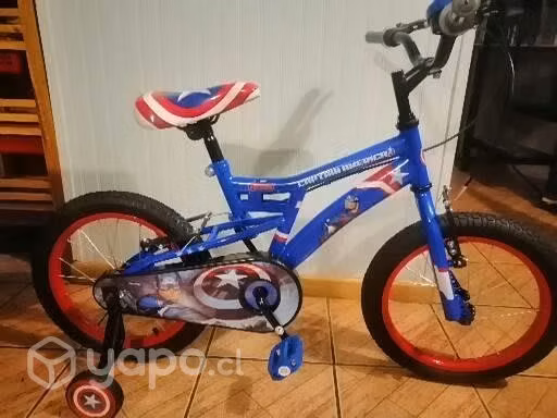 Bicicleta aro 16 nueva avangers capitan america