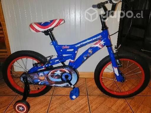 Bicicleta aro 16 nueva avangers capitan america