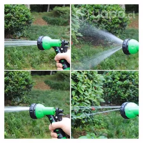 Manguera Retráctil 30mts Jardín Verde
