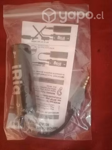 Cable IRIG para guitarra,