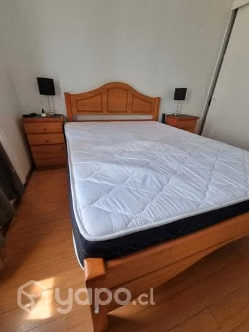 Cama pino insigne 2 plazas