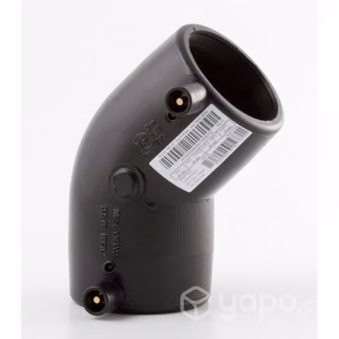 Codo 45° hdpe 63mm pe100