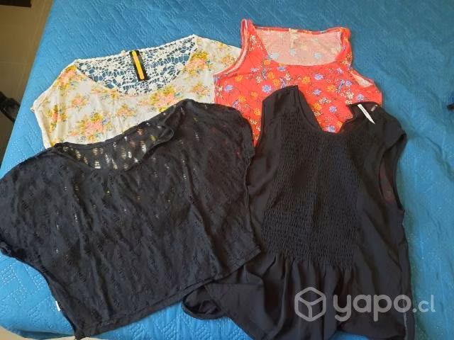 Lote de poleras xs-s