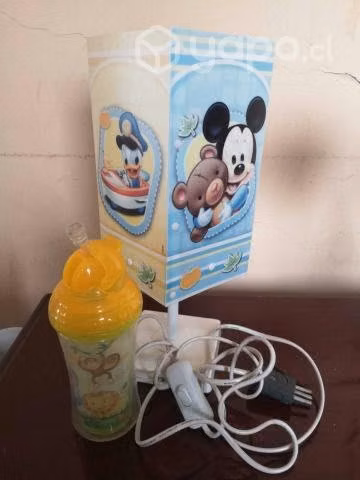 Lampara y vaso niño