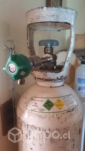 Tubo grande de oxigeno medicinal air liquid - Imagen 2
