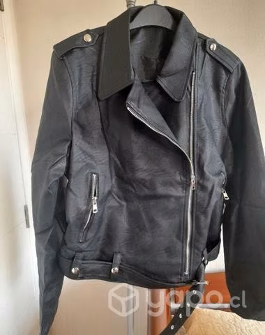 Cazadoras biken ecocuero mujer talla L