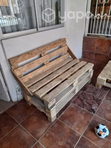 Bancas echas de pallet