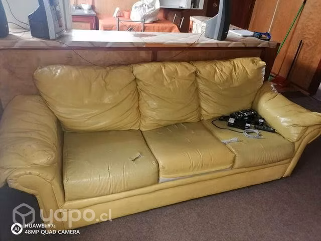 Sillón de cuerina