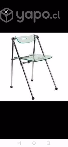 Escritorio de vidrio + silla