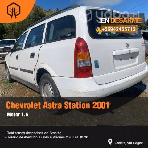 Luneta Chevrolet astra station 2001