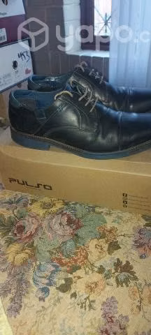 Zapatos Guante Cuero Azul N43 - Imagen 5