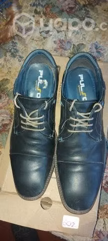 Zapatos Guante Cuero Azul N43 - Imagen 2