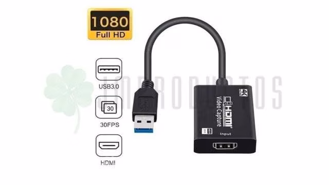 Tarjeta Capturadora De Video 1080p Hdmi A Usb 3.0 - Imagen 3