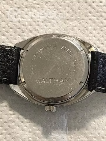 Antiguo Reloj Waltham, Caja De Acero
