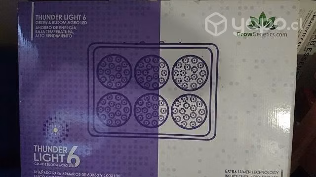 Panel Led Thunder Light 6 - Grow Genetics (nuevo)