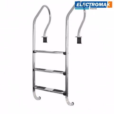 Escalera piscina 3 peldaños ac. inox. vulcano