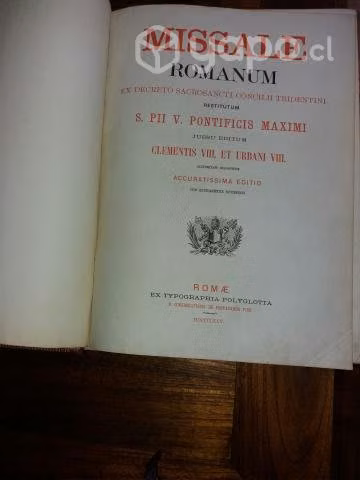 Missale Romanum en Latin de 1875