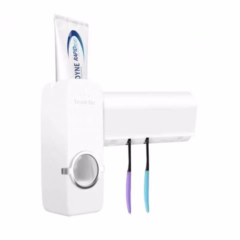 Dispensador Pasta Dental con Organizador Cepillos