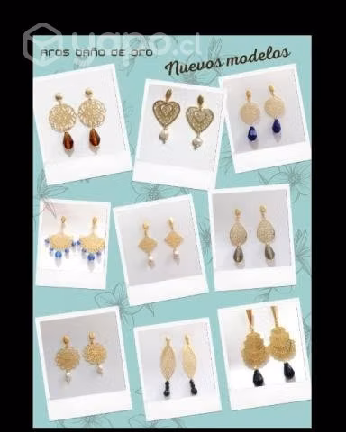 Joyas enchapadas en oro y plata brasileño - Imagen 3
