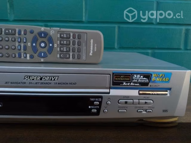Panasonic vhs player NV-FJ610 6 head hi fi